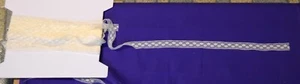 Heirloom lace insertion new off bolt 7+yd champagne heirloom sewing smocking - Picture 1 of 1