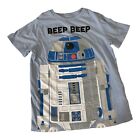 Star Wars Spotted Zebra Boys 4T R2-D2 Graphic Tee T-Shirt Short Sleeve
