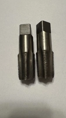 3/4"-14 NPT HSS Pipe Tap – 5 Flute – Lot of 2 – High Speed Steel Taps - Image 1 of 3