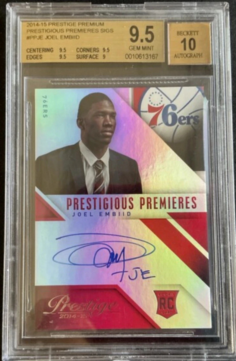 Joel Embiid Grade 9.5 Basketball Rookie Sports Trading Cards