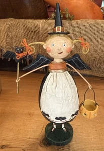 Lori Mitchell Halloween Figurine Batty Betty Figurine Trick Or Treat - Picture 1 of 5