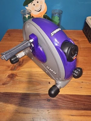 Stamina Mini Exercise Bike with Smooth Pedal System - Purple - Image 1 of 4