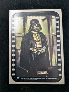 Lord Darth Vader Sticker 1977 Topps Star Wars Sticker #23  Card - Picture 1 of 6