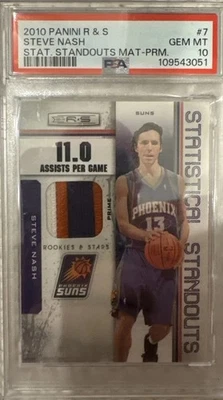 2010 Panini Rookies & Stars Statistical Standouts Materials Steve Nash. /5 SSP. - Image 1 of 2