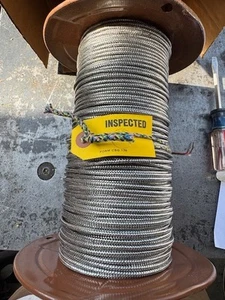 Gordon/Serv-Rite J24-3-FSS-304 Stainless Steel Braid Thermocouple Wire 510 feet - Picture 1 of 3