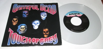 GRATEFUL DEAD TOUCH OF GREY 7" 45 NM US ARISTA GREY COLOR VINYL w/POSTER SLEEVE Foto 1 de 4