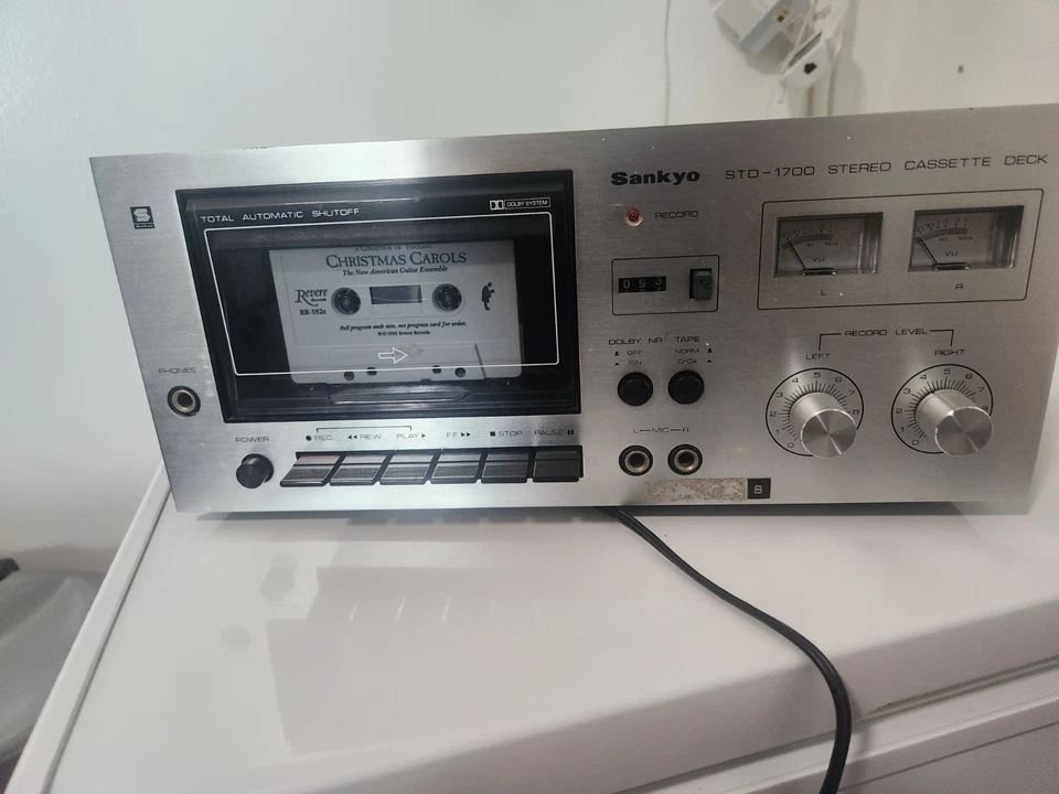 Sankyo STD-1700 Estéreo Cassette Tape Deck Sistema Dolby De Colección Años 80 - PROBADO - Foto 1 de 3