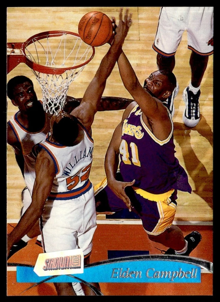 1997-98 Stadium Club Elden Campbell Los Angeles Lakers #137 - Image 1 of 2