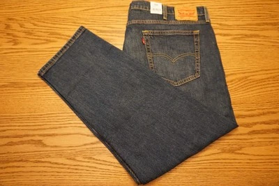 NWT MENS LEVI JEANS 502 Multiple Sizes Big & Tall Taper Below Waist Flex Stretch - Image 1 of 2