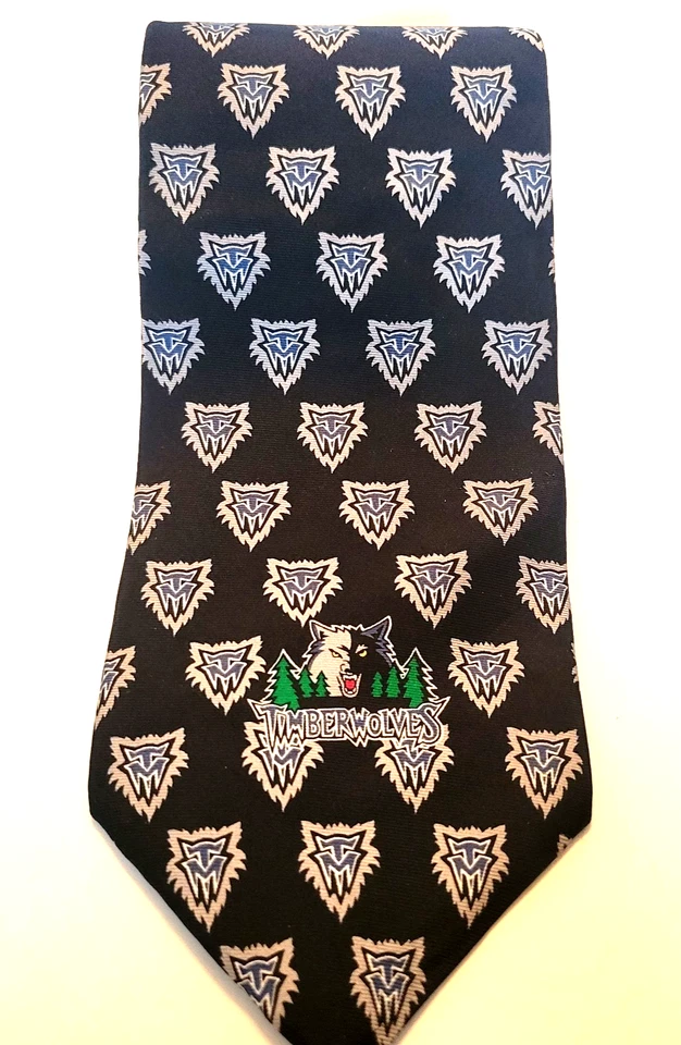 Corbata NBA Minnesota Timberwolves 2005 100 % seda hecha en EE. UU. por corbata estilo RM nueva Foto 1 de 4