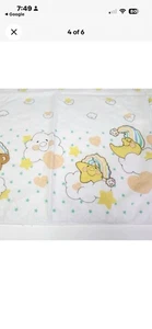 VINTAGE RIEGEL TEDDY BEDDY BEAR BABY SECURITY BLANKET 30 X 40 100% COTTON - Picture 1 of 5