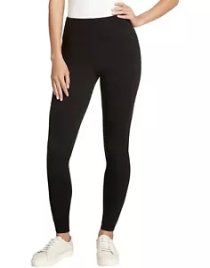Max & Mia Women’s Black High Waist French Terry Leggings Size Small - Picture 1 of 6