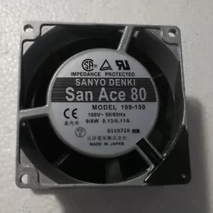 New For SANYO 109-150 8CM 100V 9 / 8W 8038 aluminum frame AC fan - Picture 1 of 4