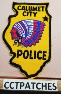CALUMET CITY, ILLINOIS POLICE SHOULDER PATCH IL - Picture 1 of 2