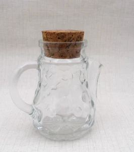 Erdnussspender Nussspender Kanne Nusskanne Glas Korkstopfen - Picture 1 of 4