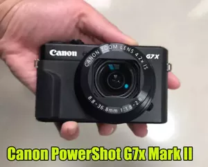 Canon PowerShot G7x Mark II 20.1MP Digital Camera 4.2x Optical Zoom Full-HD(95%) - Picture 1 of 10