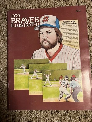 1979 Atlanta Braves Illustrated MLB Team Magazine Gene Garber - Image 1 of 4