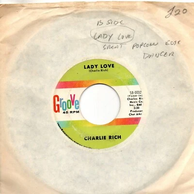 Charlie Rich:Lady love/Why, oh why:US Groove:1964 - Image 1 of 2