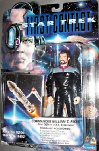 Star Trek First Contact William T. Riker Playmates 6" Action Figure - Picture 1 of 1
