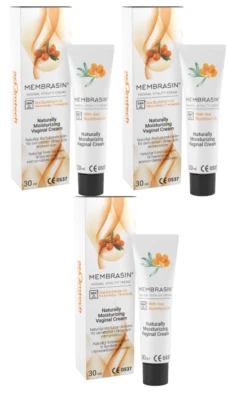 Crema de vitalidad vaginal de membrasina 3 piezas aceite de espino amarillo 30 ml Foto 1 de 2