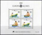 Azores/Portugal 1989 Europa Children's Games Boat Toys Sailing m/s MNH