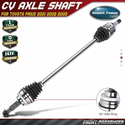 Conjunto de eje CV pasajero delantero para Toyota Prius 2001 2002 2003 L4 sedán 1,5 L Foto 1 de 4