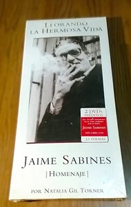 JAIME SABINES HOMENAJE 2 DVD PLUS BOOK NATALIA GIL TORNER VERY RARE SEALED NEW - Picture 1 of 2