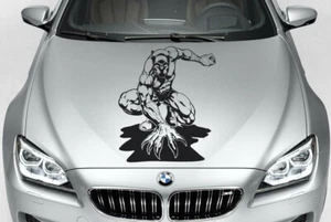 BLACK PANTHER MARVEL COMICS SUPERHERO VINYL DECAL CAR TRUCK TRIBAL - Picture 1 of 1