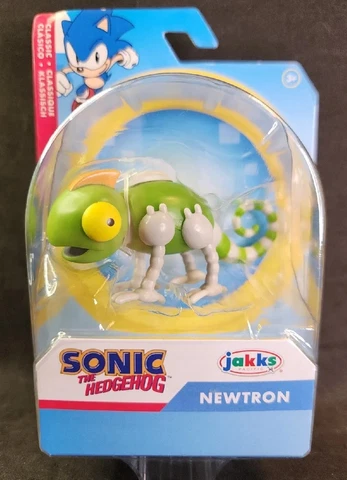 Sonic the Hedgehog 2.5 " NEWTRON Figure Chameleon Robot Jakks Pacific 2023 NEW Cover