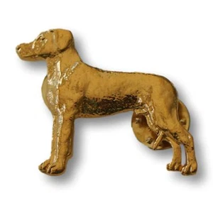 Rhodesian Ridgeback Pin - 24K Gold Plated - Picture 1 of 2