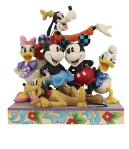 Jim Shore Pals Forever - Mickey & Friends Group 6014331 Disney Traditions 2024 N - Imagen 1 de 7