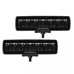 Go Rhino 750300621SBS Blackout Series - Sixline LED Spot Light Kit - Picture 1 of 6