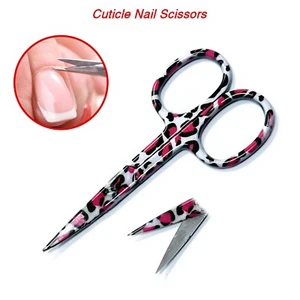 Cuticle Beauty Small Scissor Curved Manicure Toe Nail Scissor Nail Art Shears - Picture 1 of 3