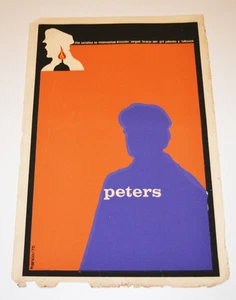 Póster de la película original cubana 1975.Peters.Película soviética.Serguei Tarasov - Imagen 1 de 1