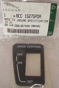 NUEVO BISEL INTERRUPTOR CONTROL CRUCERO JAGUAR XJS GENUINO BEC15275PDA - Imagen 1 de 3