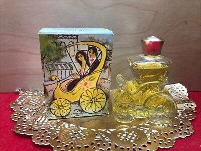 Vintage Avon "Courting Carriage" Field Flowers Cologne 1 FL OZ with Box 1973 - Image 1 of 3