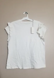 A New Day Short Sleeve T-Shirt Color White XS - Picture 1 of 2