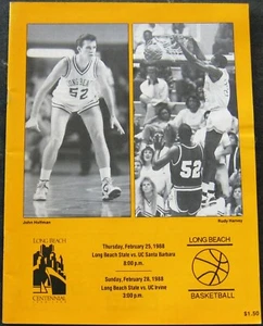 1988 UC SANTA BARBARA AND UC IRVINE AT LONG BEACH STATE NCAA BASKETBALL PROGRAM - Picture 1 of 1