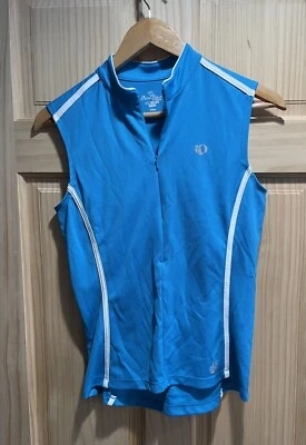 Jersey para mujer Pearl Izumi Select sin mangas media cremallera M azul Foto 1 de 4