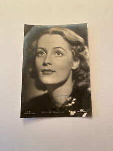K171) Irene von Meyendorff Signed Photograph World War II German Pin-up Actress