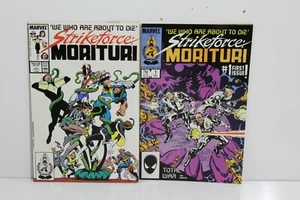 Strikeforce Morituri Marvel #1 1986 1st Issue & #5 1987 We Who Are About To Die - Picture 1 of 12