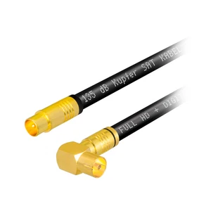 HDTV Kupfer 4m Antennenkabel 135dB für DVB-C Kabelreceiver IEC Antennenanschluss - Bild 1 von 6