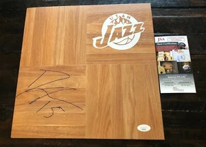 Derrick Favors (Utah Jazz) Signed 12x12 Floor Piece W/ JSA COA - Picture 1 of 1