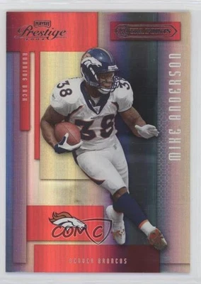 2004 Playoff Prestige Xtra Points Red /100 Mike Anderson #46 - Image 1 of 2