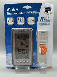 La Crosse Technology Wireless Digital Thermometer Indoor Outdoor Weather Sealed - Picture 1 of 4