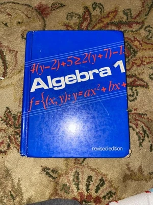 Algebra 1 revised edition by HOUGHTON MIFFLIN company Boston  1980 - Image 1 of 4