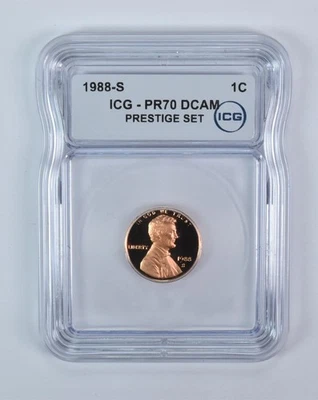 1988-S Lincoln Memorial Cent Prestige Set PR70 DCAM ICG *5863 - Image 1 of 4