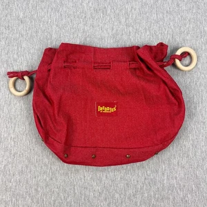 Bolso de Mano Freddies of Pinewood Denim Años 40 Rojo Reproducción Monedero Hecho en Reino Unido NUEVO - Imagen 1 de 10