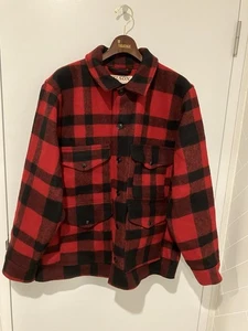 Filson Mackinaw Cruiser - Red/Black - Size M - Made In USA - Picture 1 of 3