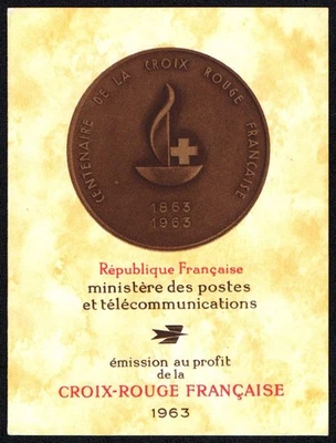 B04 FRANCE 1963 Red cross booklet with content MNH - Image 1 of 2